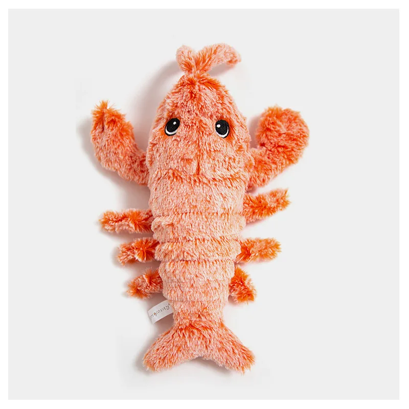

Pet Products Attractive Force Jumping Shrimp New Cat Electric Plush Toy USB Charging Cats Teasing Artifact