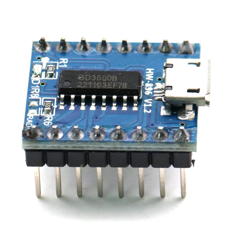 Módulo de Voz JQ6500, Módulo MP3, MCU Serial Port, Control Broadcast, 1 a 5 Channel Control, Música IC