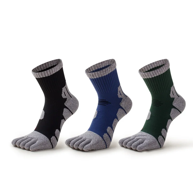 2025 New Man Toe Sport Socks High-quality Odor-resistant Sweat-absorbent Fitness Run Outdoor Tennis Socks Five Finger Socks