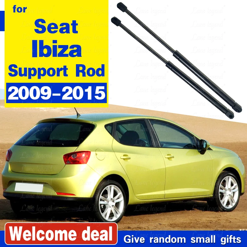 2Pcs For SEAT IBIZA 2009 2010 2011 2012 2013 2014 2015 Car-Styling Tailgate Gas Spring Struts Boot Shock Lifter Support Rod