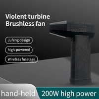 Mini Turbo Fan 130000 RPM Jet Blower Super Jet Fan Handheld Cordless Air Duster for Computer Keyboard Cleaning