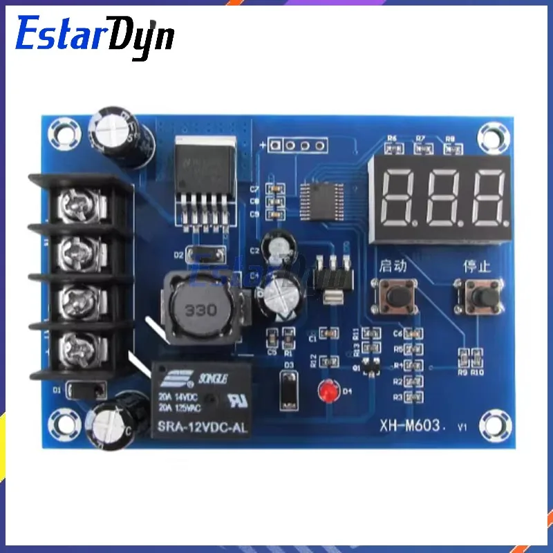 Estardyn XH-M603 Charging Control  Digital LED Display Storage Lithium Battery Charger Control Switch Protection Board 12-24V