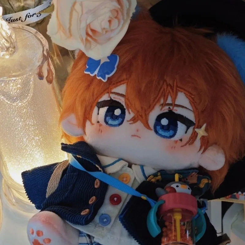 

20cm Plushes Anime Bungou Stray Dogs Nakaya Nakahara Dress-up Cotton Doll Nakaka Super Cute and Good-looking Doll Toys for Kids