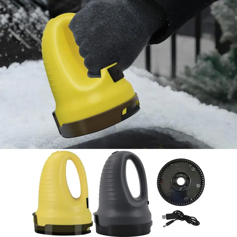

USB Car Ice Scraper Rechargeable Electric Snow Removal Windshield Glass Defrosting Tool Automobile Car Window cleaning tools