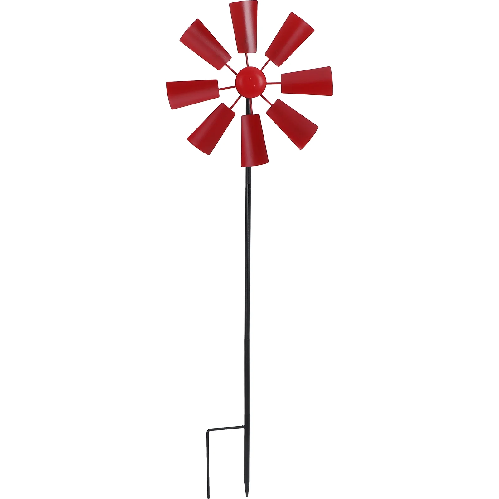 Outdoor Toys Rotating Windmill Lighthouse Decor Colorful Decorate Red Iron Child