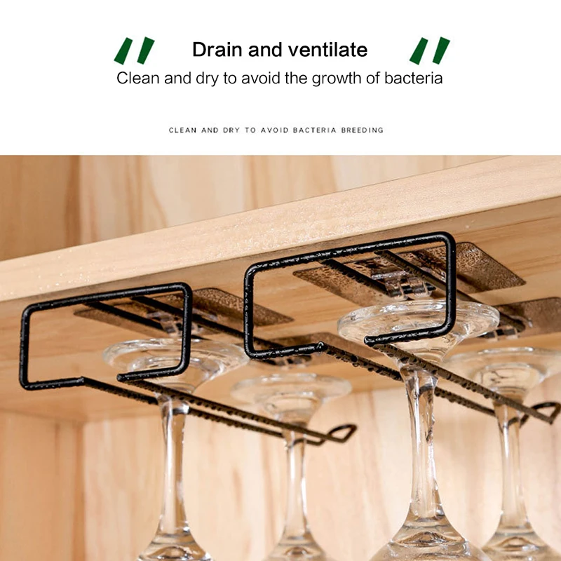 Wine Rack Glass Holder Useful Iron High Quality Hanging Bar Hanger Shelf Stainless Steel Wine Glass Rack Stand Paper Roll Holder