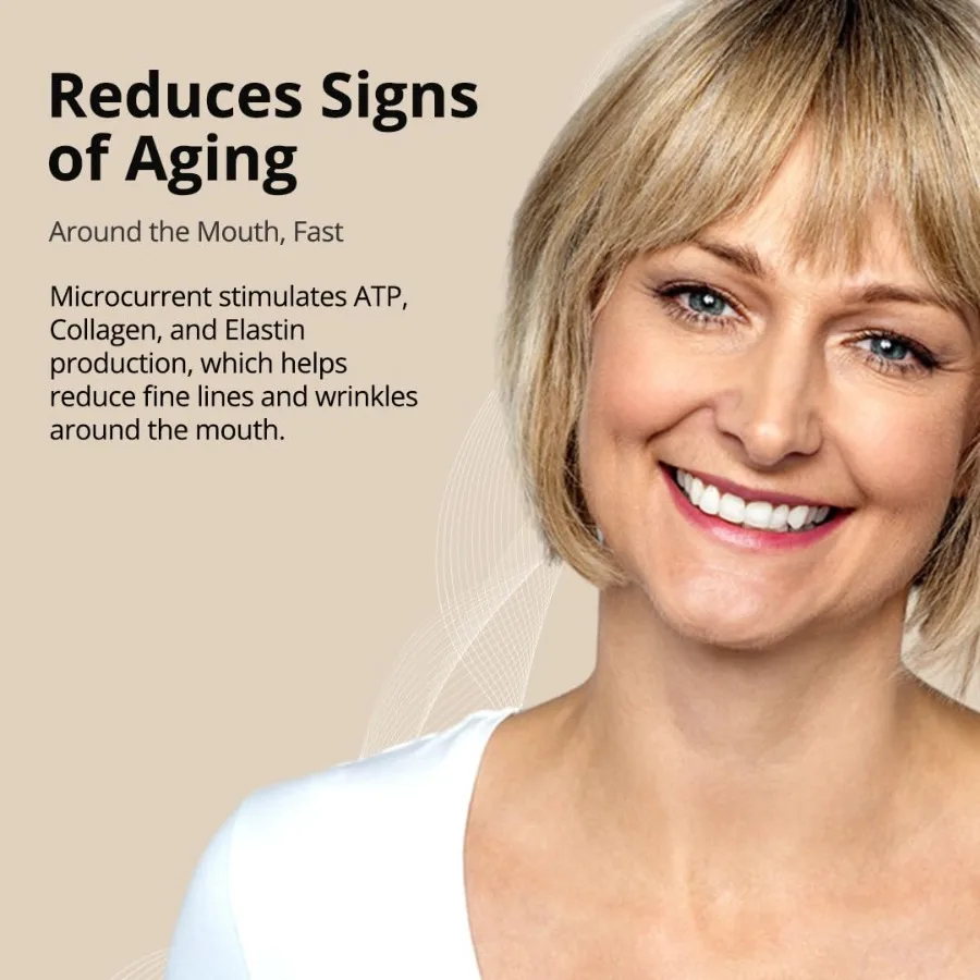 قناع شفاه موصل لأدوات العناية بالبشرة المحمولة من Myolift للوجه المكركرنت شد الوجه الفوري ومكافحة الشيخوخة وشد الجلد