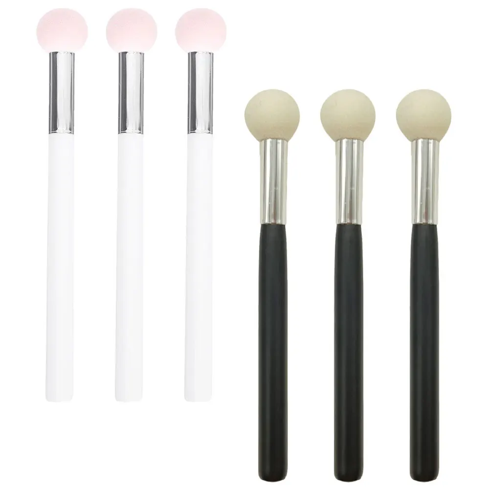 6pcs Powder Applicators Smooth Sponge Head Tools For Concealer Women Makeup Accessories Makeup Sponges Pen