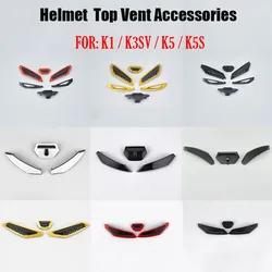 K1 Motorcycle Helmet Top Vent Accessories K1 K3SV K5 K5S Helmet Mouth Replacement Top Vent Guard Wind Helmet  Capacete De Moto