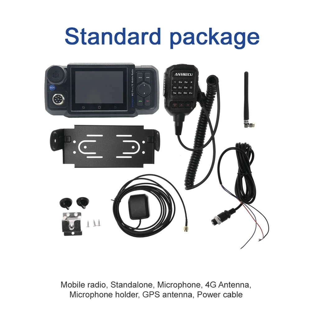 4G-W2Pro 4G Radio di rete N61 Android 7.0 LTE WCDMA GSM WIFI PTT Il telefono cellulare funziona con l'autoradio Zello Real-ptt