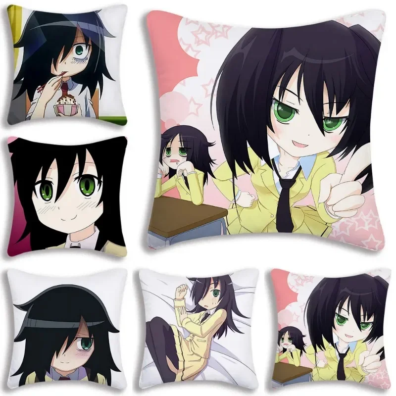 Kuroki Tomoko Pillow Covers Cartoon Sofa Decorative Home pillowcase Printing  Cute Cushion Cover