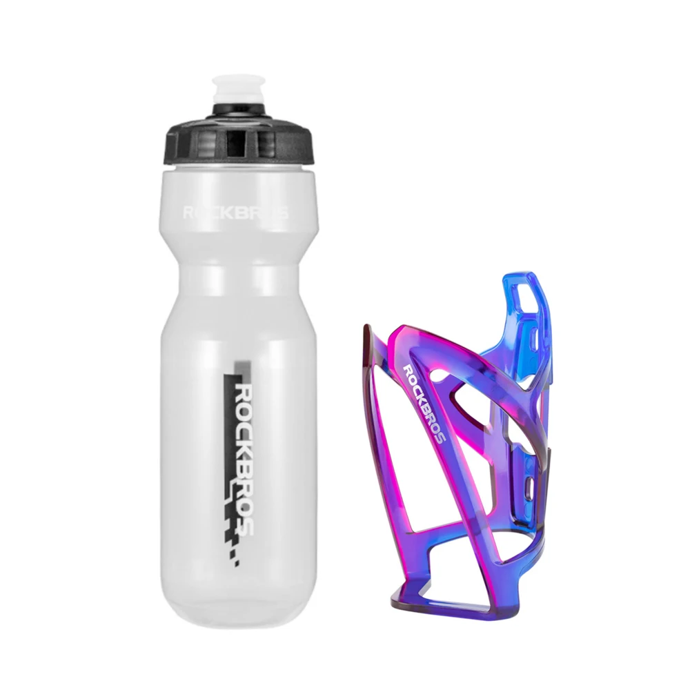 Kombi-Pack Fahrrad-Wasserflasche BPA-frei 750ml Fahrradflasche Quetschbare Auslaufsichere Fahrradflaschenhalterung für MTB, Rennrad, Pendeln, Fitnessstudio – Detail 4