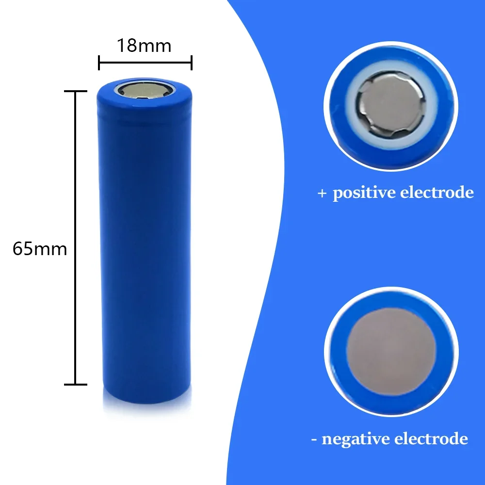 High quality 3.7V 18650 2000mAh high capacity batteries Li-ion lithium battery for flashlight battery