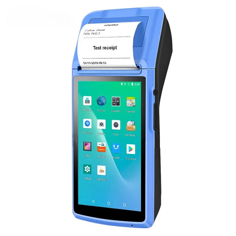 

Milestone -MHT-M1 Thermal Product Smart Pos Terminal Android Pos Terminal Handheld POS Receipt Printer Use for The Clothing