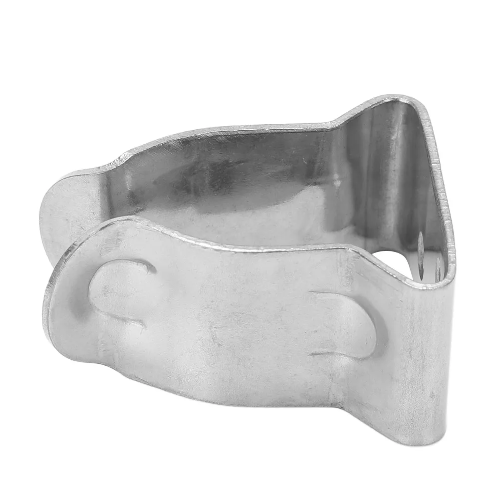 

Marine Grade 304 Stainless Steel Spring Clamps Holder Adjustable Silver Bracket Clip Boat Hook Boat