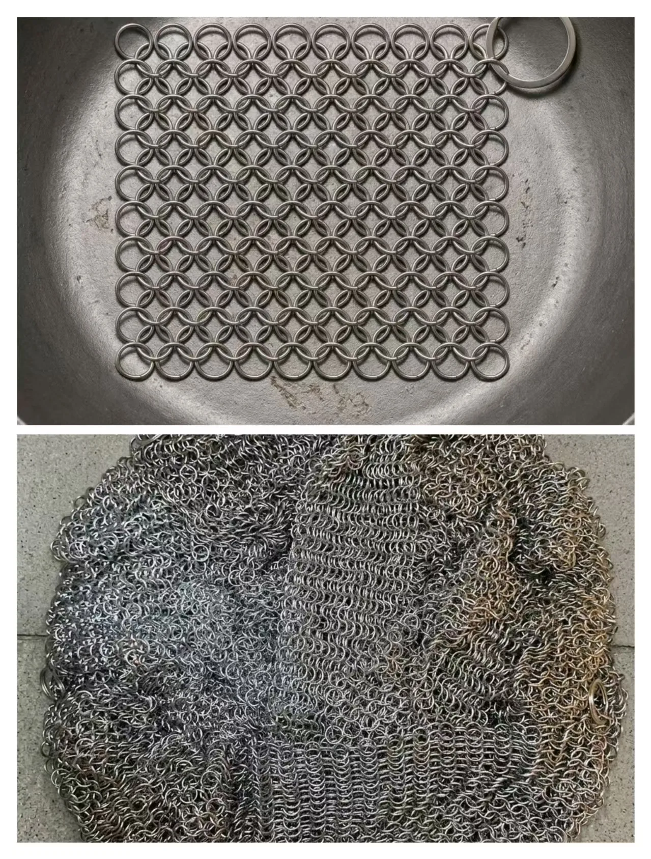 Escova de limpeza de panelas de aço inoxidável de 10/15cm, resistente a altas temperaturas, para uso doméstico.