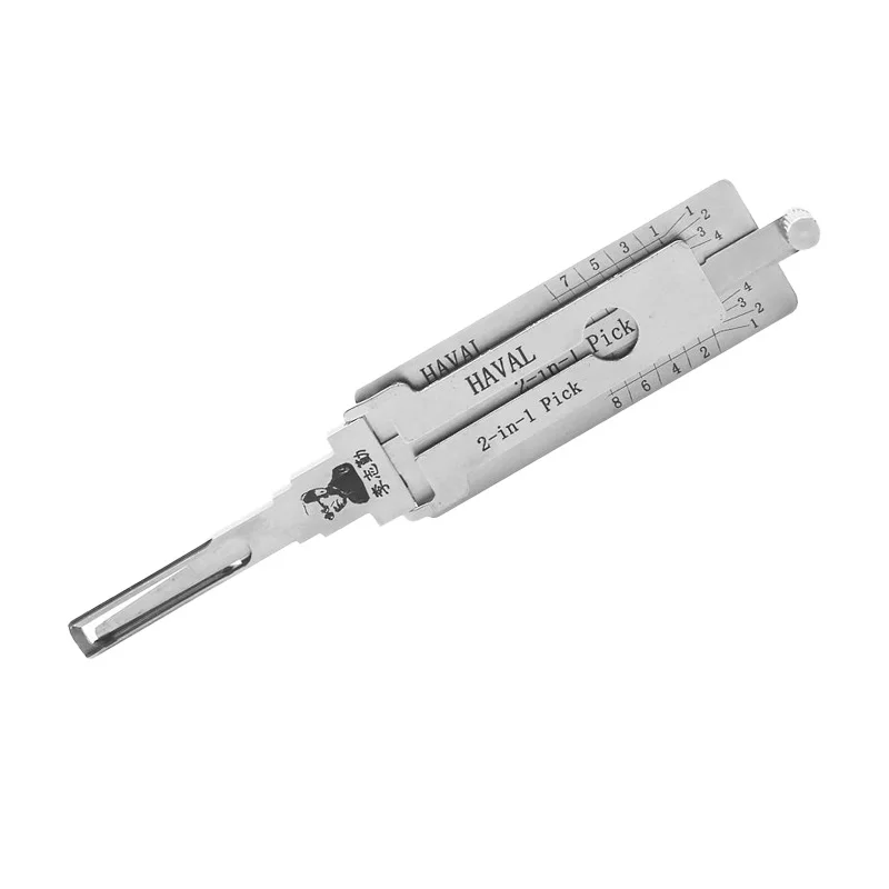 Originele Lishi HAVAL 2-in-1 slotenmaker decoder ontstekings- en autodeur opener voor nieuwe Haval H6 F7 VV5 VV7 modellen, verticaal frezen