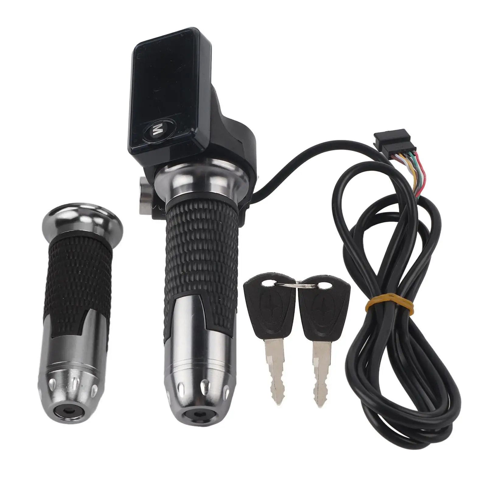 

LCD Screen Throttle Grips Accelerator Set for electric Bike