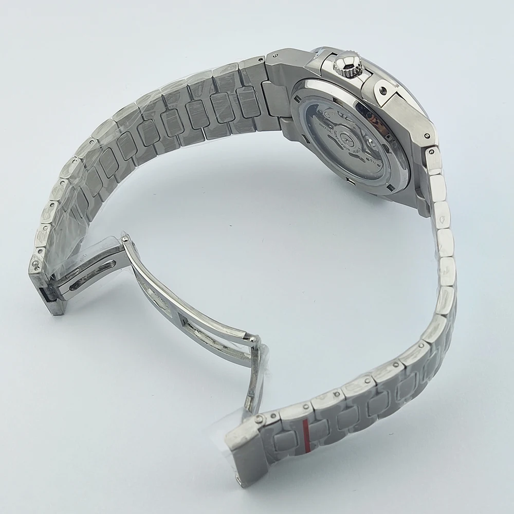 nh70 Watch Green Luminous No logo Watch Sapphire Crystal nh70 Movement Watch Stainless Steel Case Customable logo