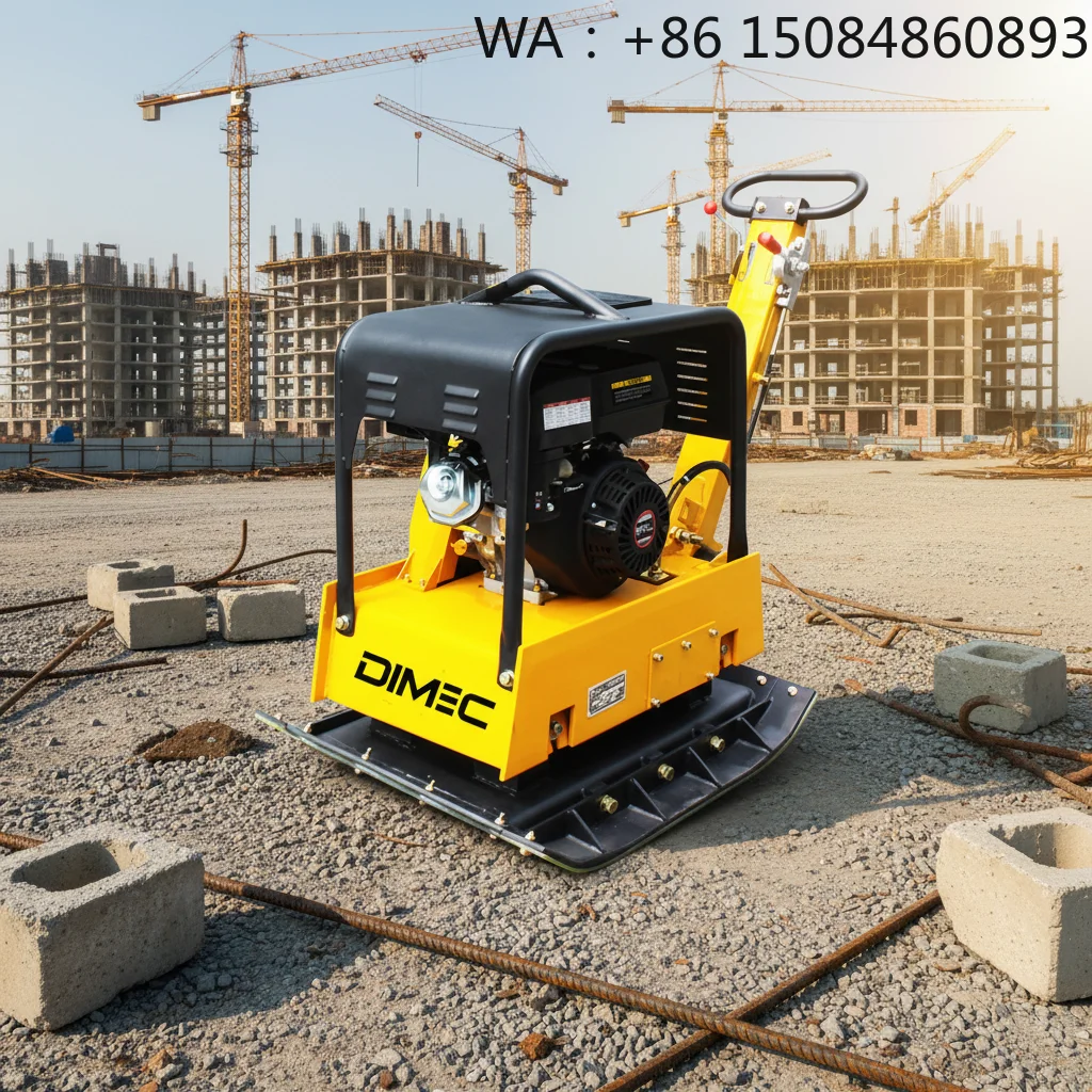 38kN Reversible Vibratory Plate Compactor, Dual  Energy-driven Engine Optional For Large Area Soil Compaction Work