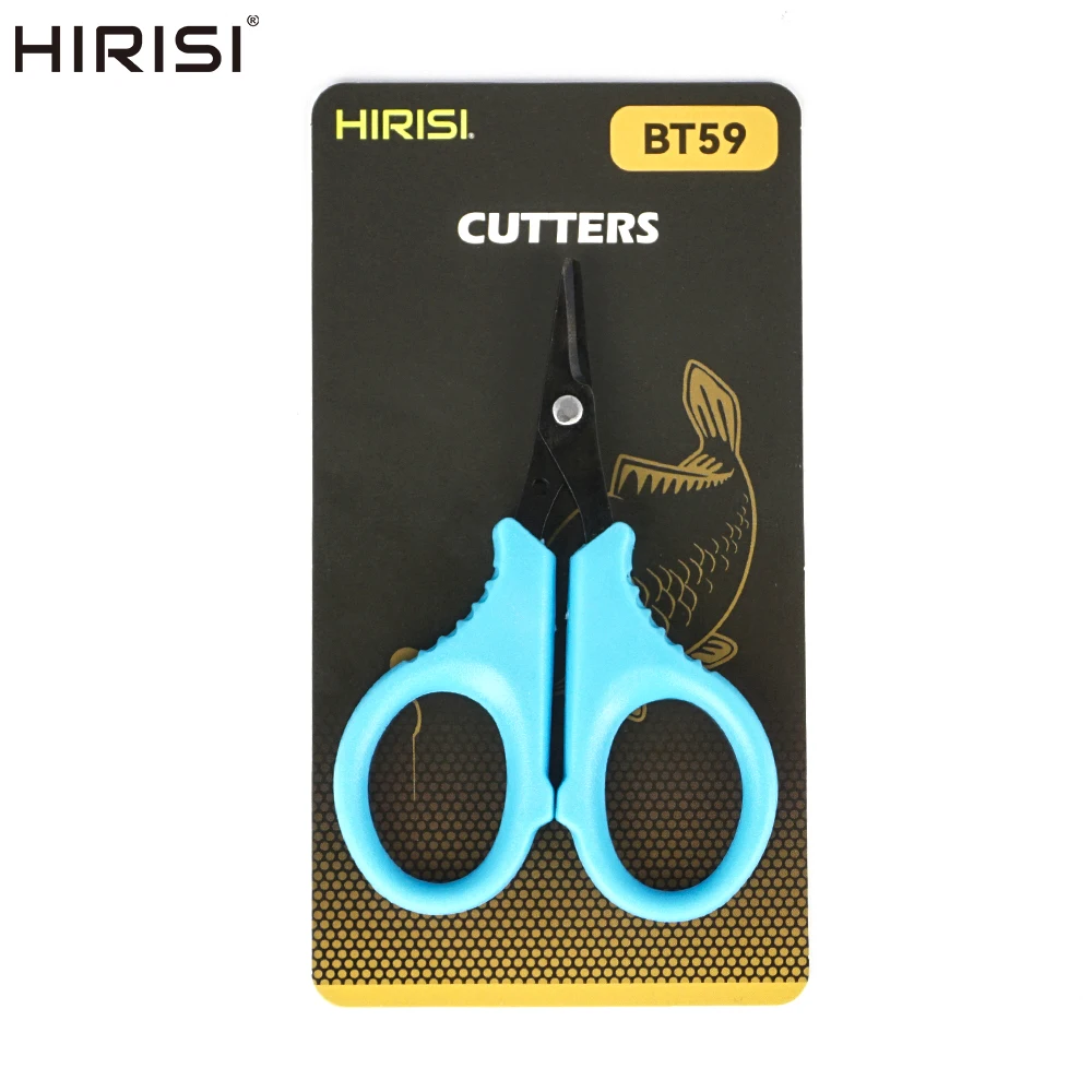 Hirisi Portable Multifunction Fishing Scissor Stainless Steel Scissors Cut Pe Braid Line Carp Fishing Tools Accessories BT59