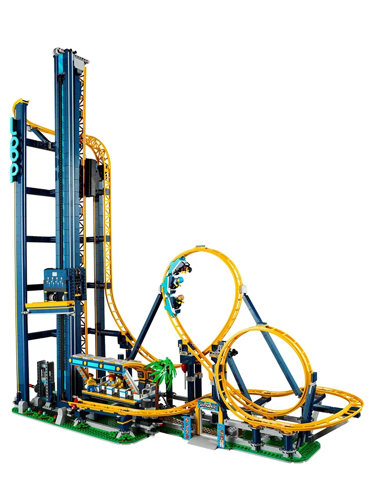 3756 stuks Loop Coaster Bouwsteen Park Model Bricks Speelgoed Voor Kinderen Volwassenen Verjaardag Kerstcadeau Compatibel Met Set 10303 - afbeelding 2
