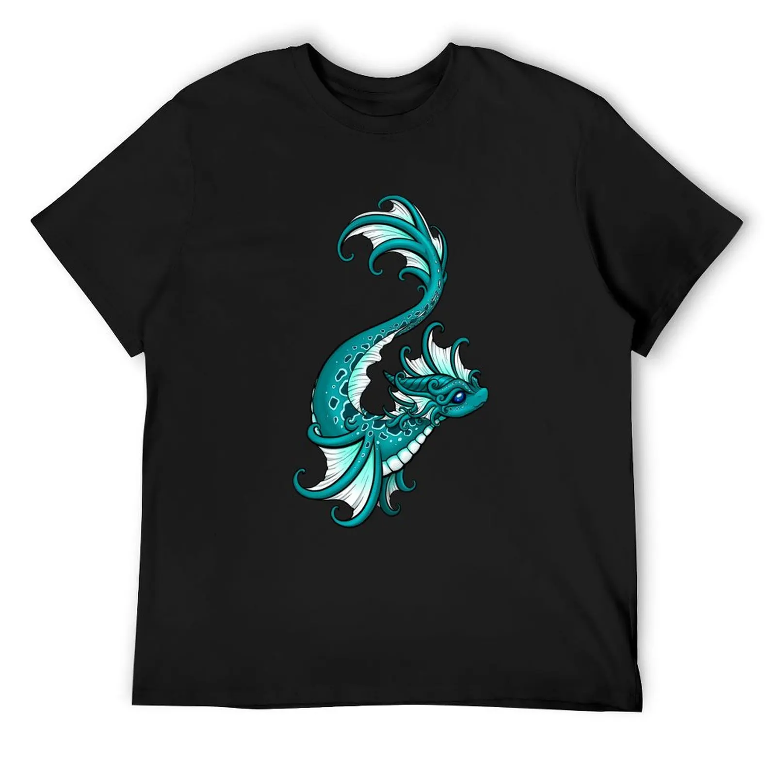 

Water Dragon T-Shirt plus sizes baggy shirts summer top customizeds men t shirts