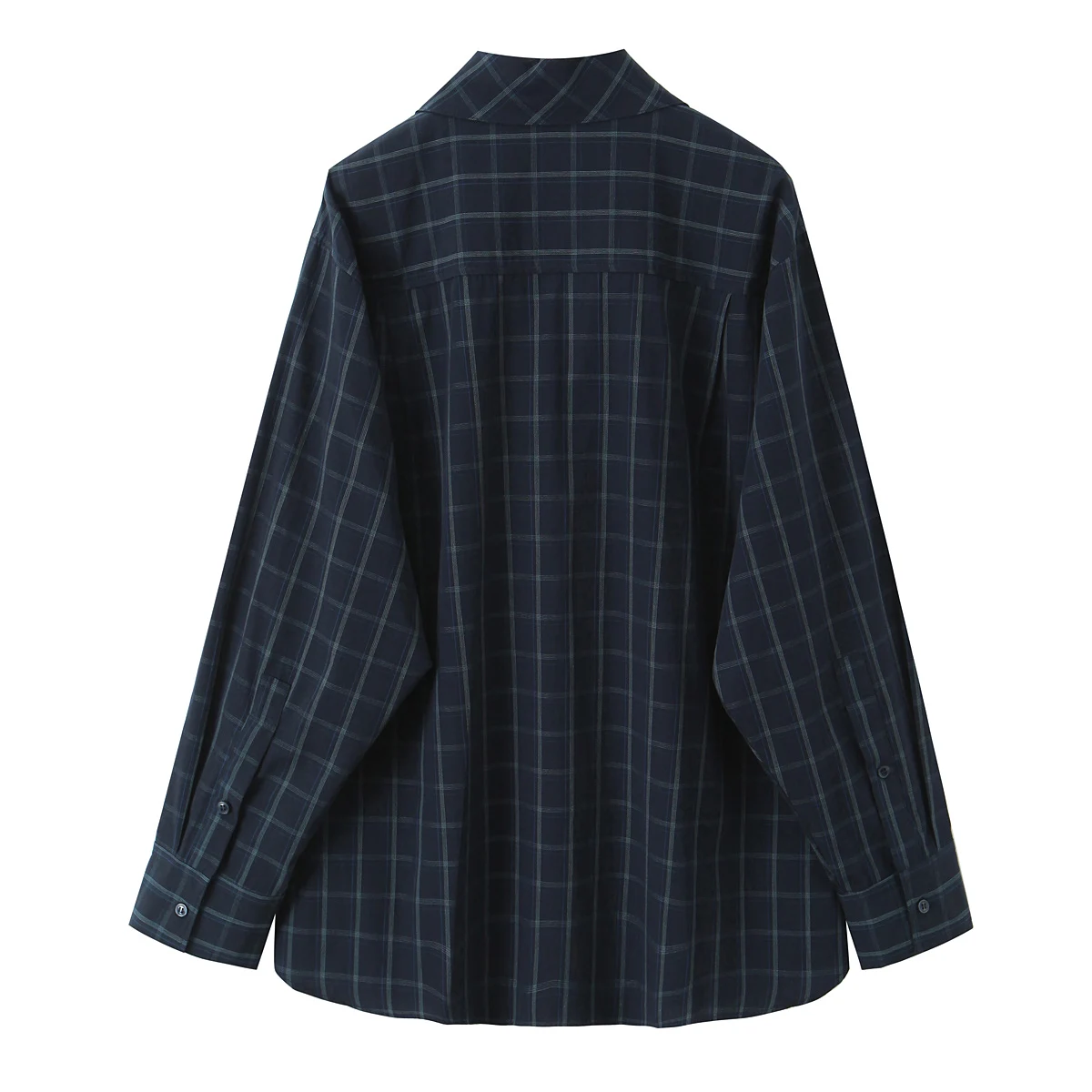 DUOPERI Women Fashion With Bow Plaid Blouse Casual Scarf Collar Long Sleeves Female Elegant Chic Lady Shirts