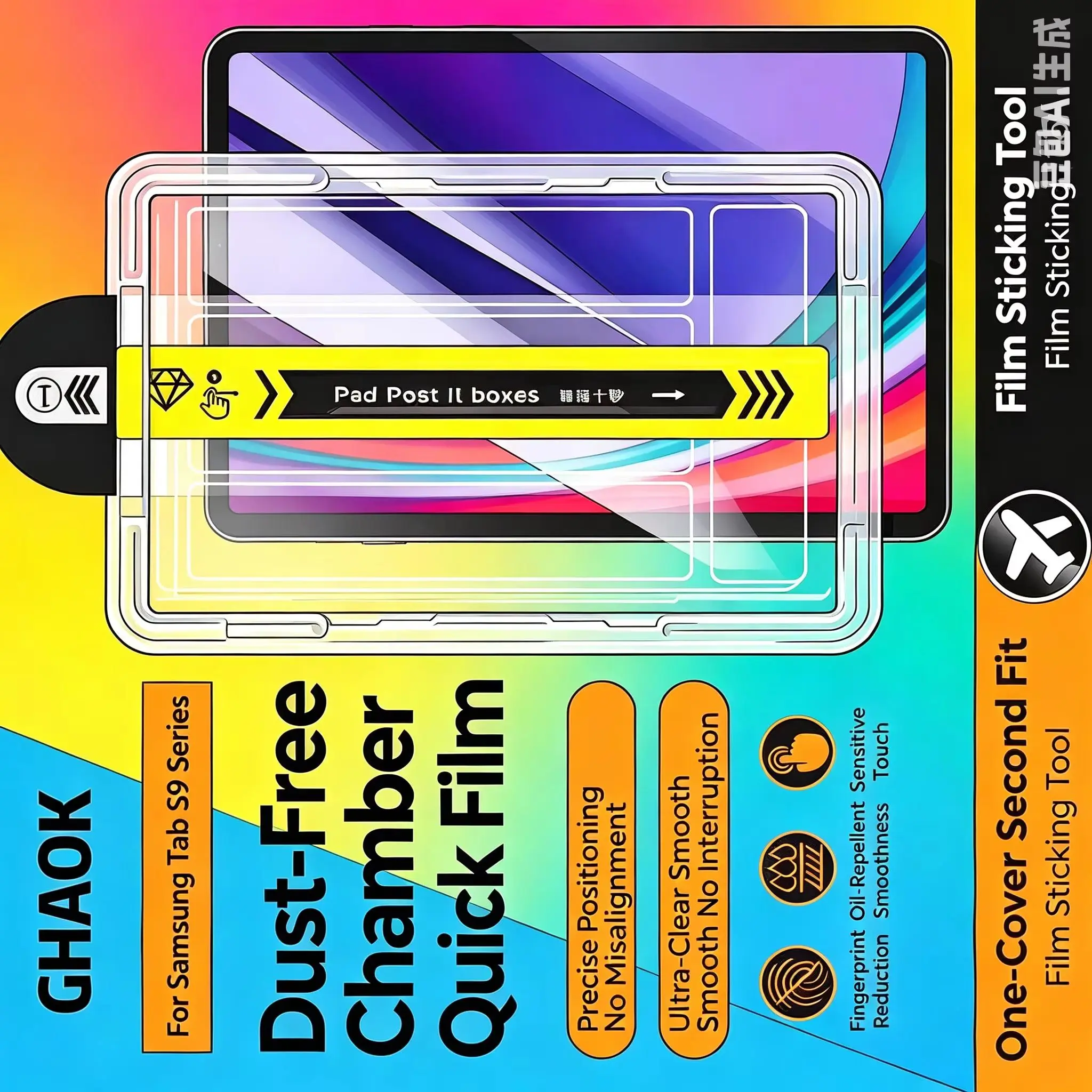 Tempered Glass Screen Protector for Samsung Galaxy Tab S11 S10 S9 Plus S11 Ultra Tab S6 Lite A11 Plus A9 Film Easy Install