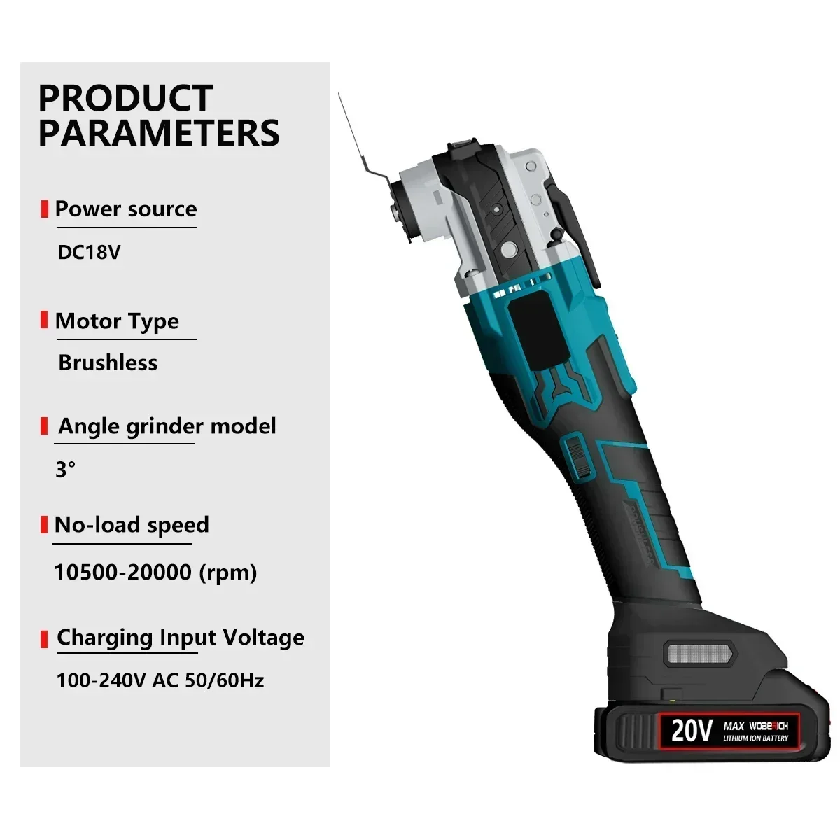 Akku-oszillierendes Multifunktionswerkzeug, elektrische Säge, Trimmer, Trimmschaufel, Schneidemaschine, Holzbearbeitungswerkzeug für Makita 18 V