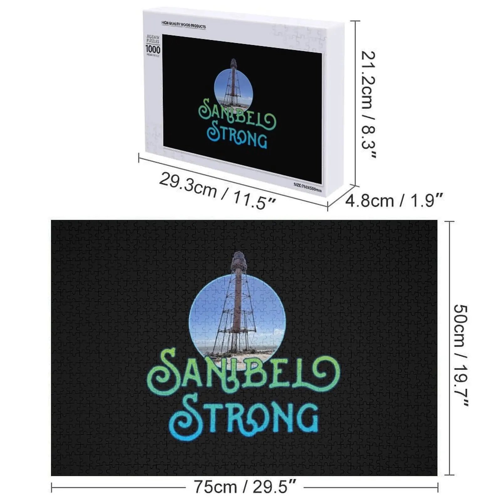 Sanibel Puzzle fort avec photos douanes avec Photo Iq nom en bois Puzzle personnalisé personnalisé