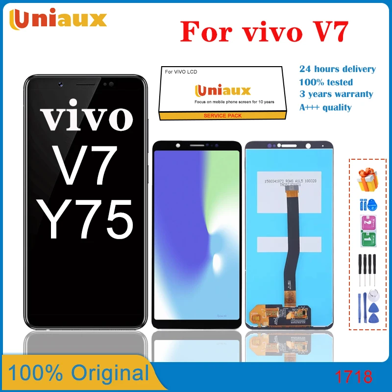 

Для мобильного телефона VIVO V7 ЖК-экран в сборе Замена сенсорной ЖК-панели
