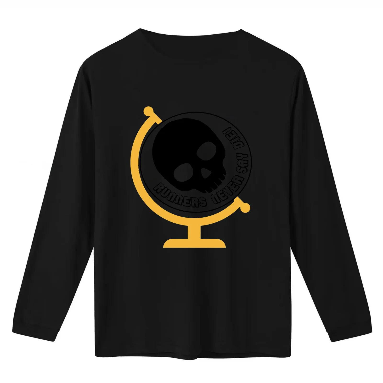 Runners Never Say Die! T-Shirt Summer Casual Cotton Tee Oversized Streetwear Tops Vintage Graphic Print Unisex Men Women