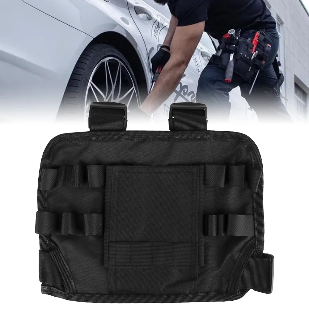 

Multi-Functional Repair Tool Bag Auto Electrician Maintenance Tool Bag Oxford Cloth Adjustable Tool Pouch Wear-Resistant Leg