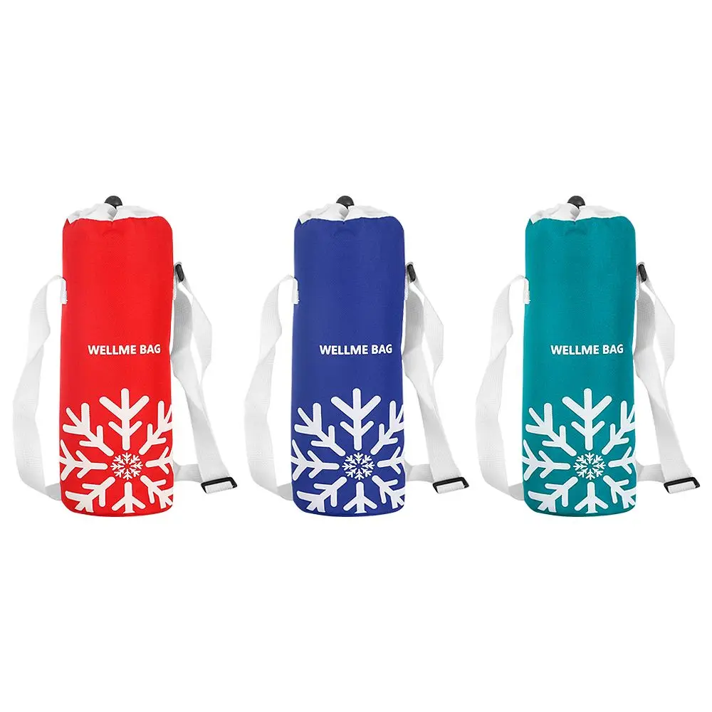 1.5L Thermal Insulated Bottle Cover Cooler Bags Collapsible Waterproof Aluminum Film Travel Insulated Water Bottle Warmer