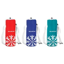 1.5L Thermal Insulated Bottle Cover Cooler Bags Collapsible Waterproof Aluminum Film Travel Insulated Water Bottle Warmer