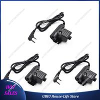 3X U94 7.0Mm PTT Cable Plug Headset Adapter 2PIN For Baofeng UV-5R UV-S9 Plus UV-82 AR-152 Walkie Talkie Two Way Radio-Best Sell