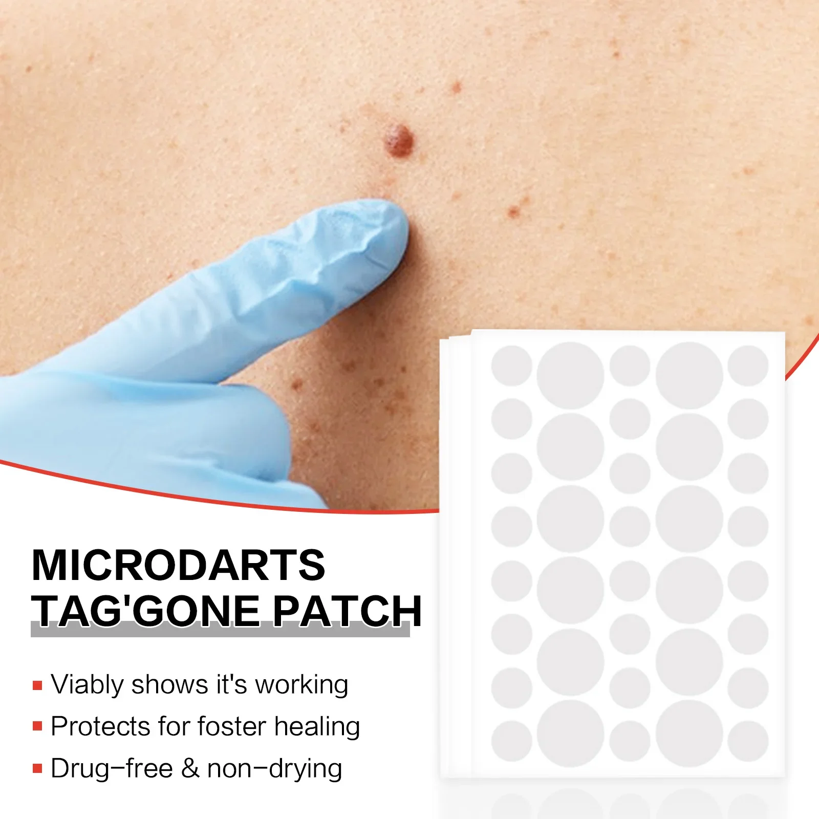 Pain-Free Skin Tag & Acne Patch Spot Patch Promotes Healing Thuja Extract Acne Patch