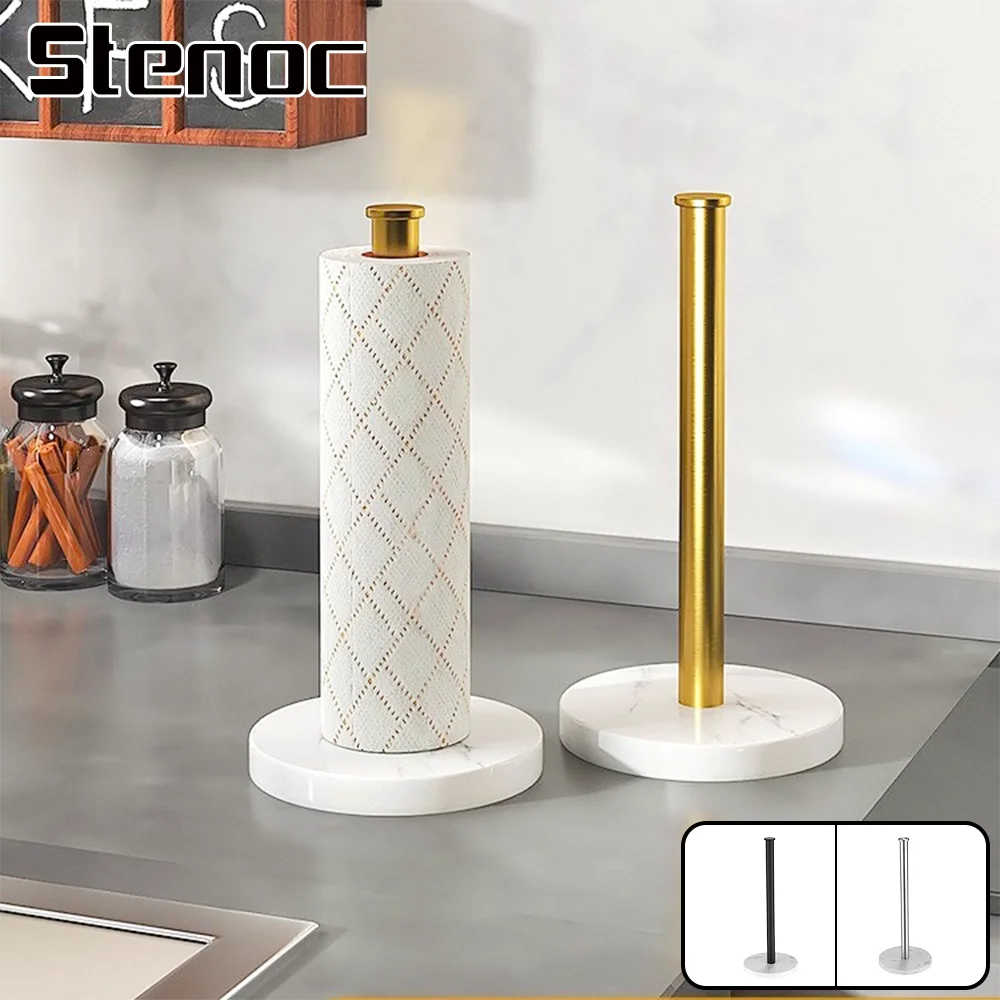 

Золотой мраморный кухонный держатель для бумажных полотенец, органайзер для полотенец для лица, держатель для рулонной бумаги, пластиковая упаковка, стеллаж для хранения, вертикальный держатель для салфеток