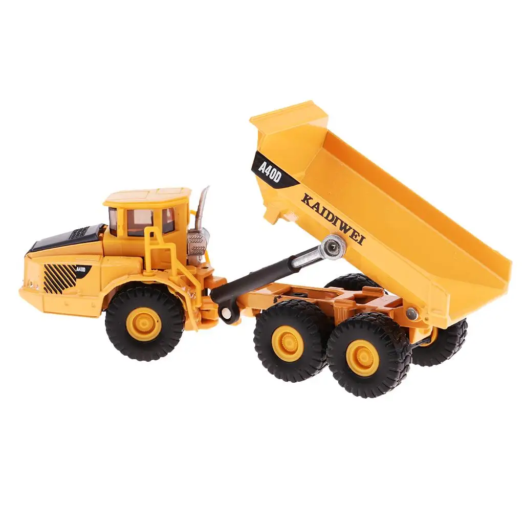 

1:87 Alloy Engineering Vehicle Model Dump Truck Transport Loading & Unloading Kids Xmas Gif