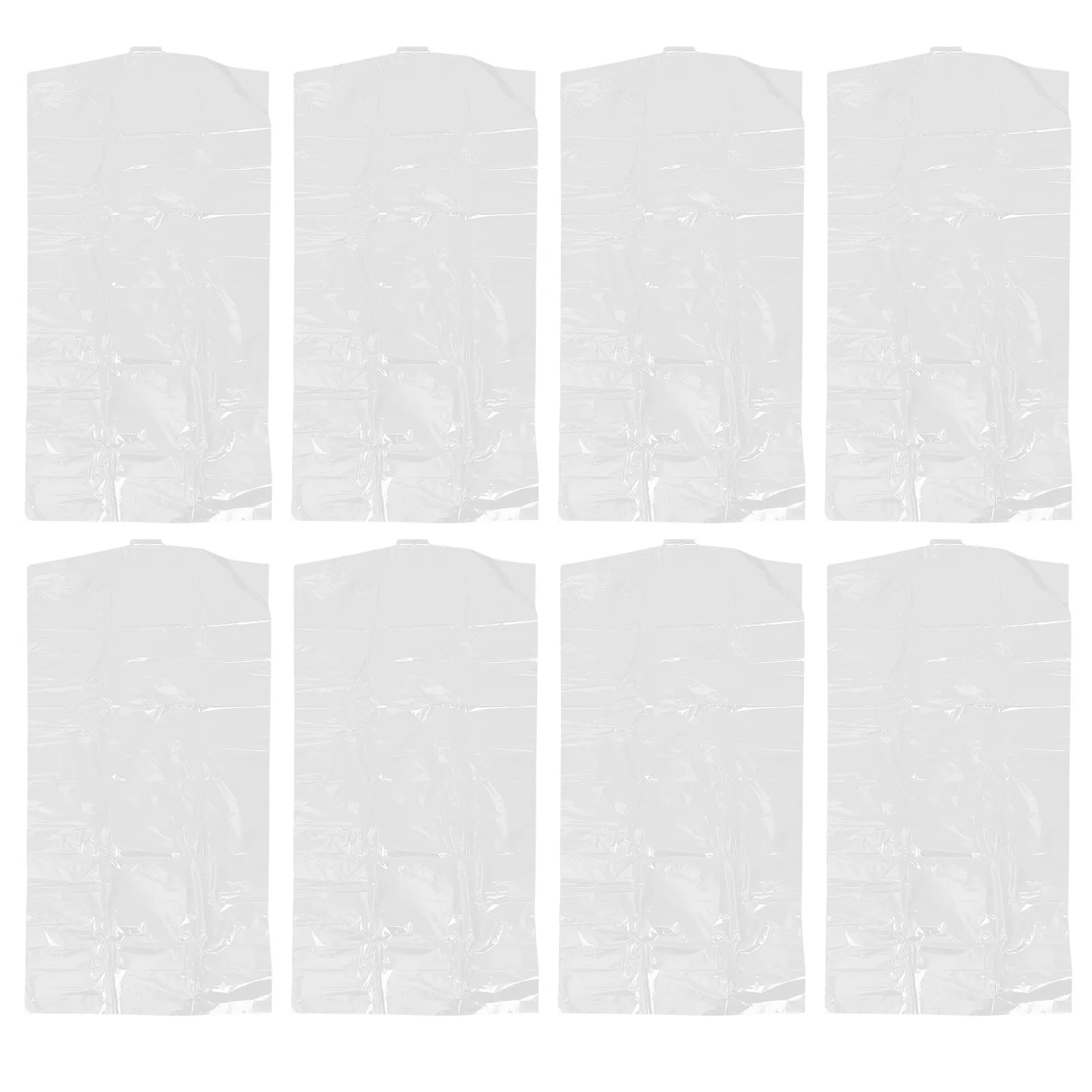 30pcs Clear Garment Bags for Clothes Storage – Dustproof, Reusable Hanging Closet Organizers
