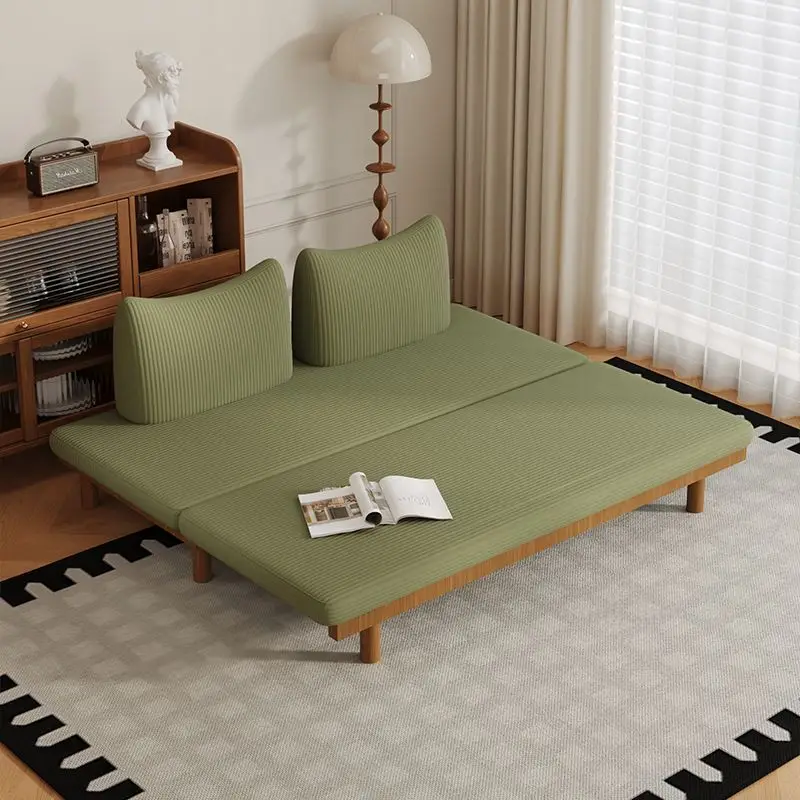 Small apartment medium and ancient style living room sofa bed, sofa bed that can sleep for a long time
