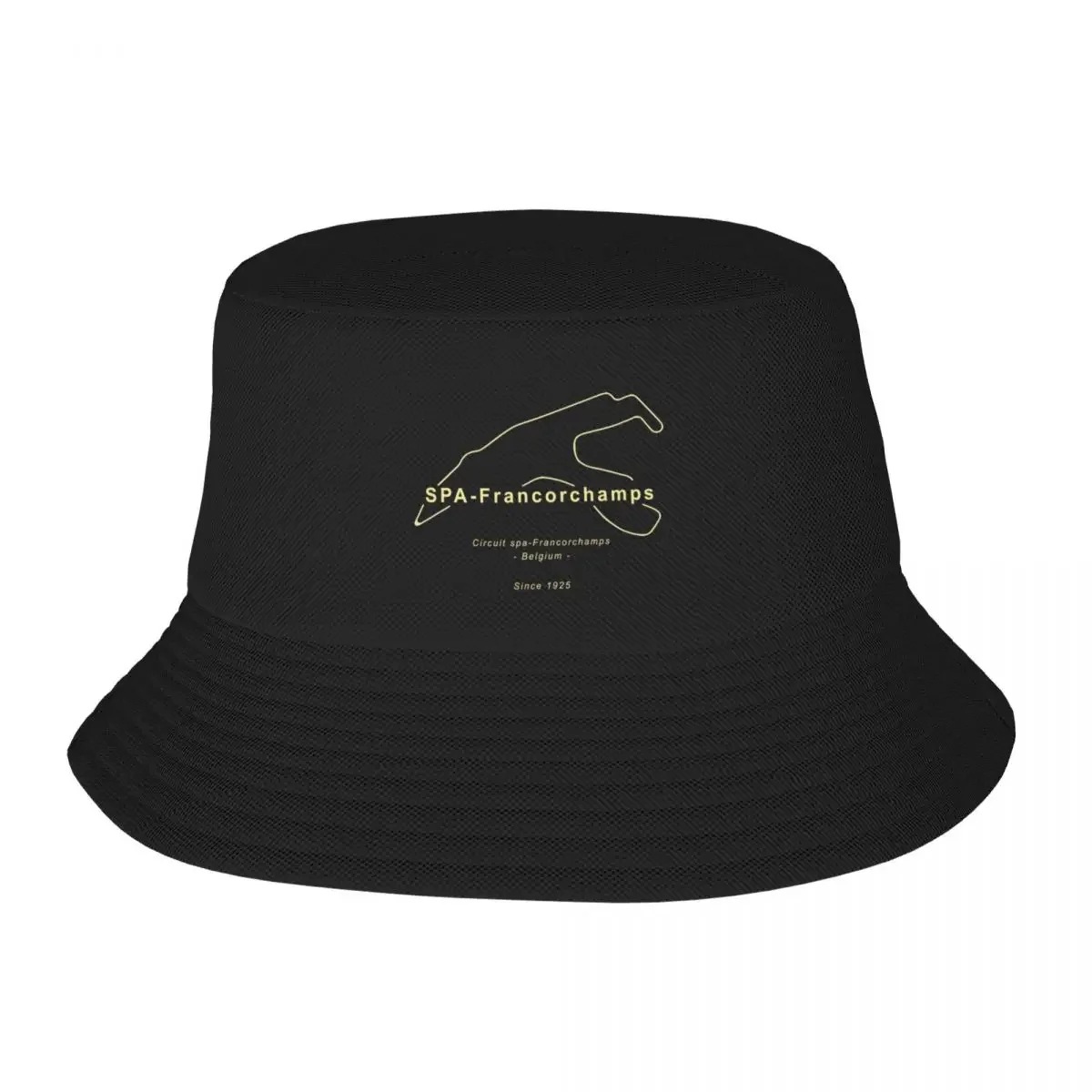 SPA-FRANCORCHAMPS - Belgium Track Map Bucket Hat Sports Cap Christmas Hat Military Cap Man Designer Hat Girl Men's