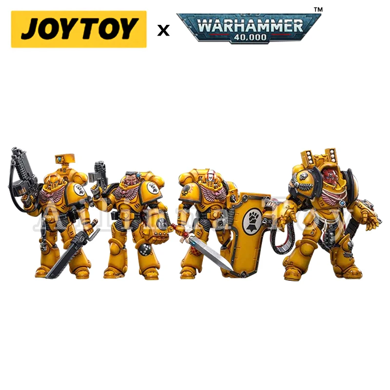 JOYTOY 1/18 Action Figure (4PCS/SET) 40K Fists Intercessors Anime Collection Military Model Free Shipping