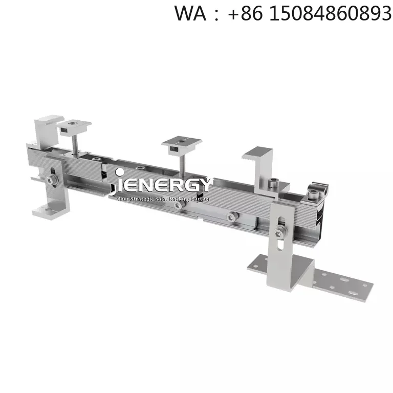Easy Install Tile Roof Solar PV Rail, Mounting Bracket Accessories, Labor Saving Solar Energy Hardware Parts for Fast Roof Solar
