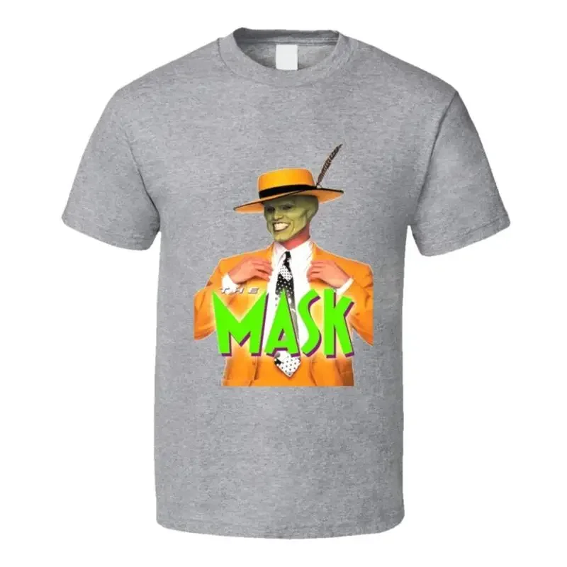 The Mask Jim Carrey Funny Comedy Retro 90's Movie T Shirt
