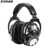 ZOHAN Kids Ear Protection Safety Earmuffs Noise Cancelling Headphones for Autism Children Toddler Ear Protecter Fireworks Skull