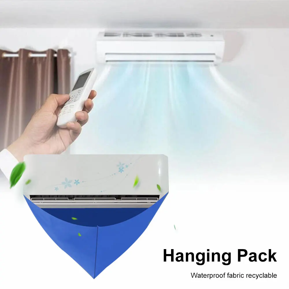 Air Conditioner Cleaning Cover Portable Split Air Conditioner Cleaning Bag Home Dustproof Air Conditioner Filter Cleaning Tool