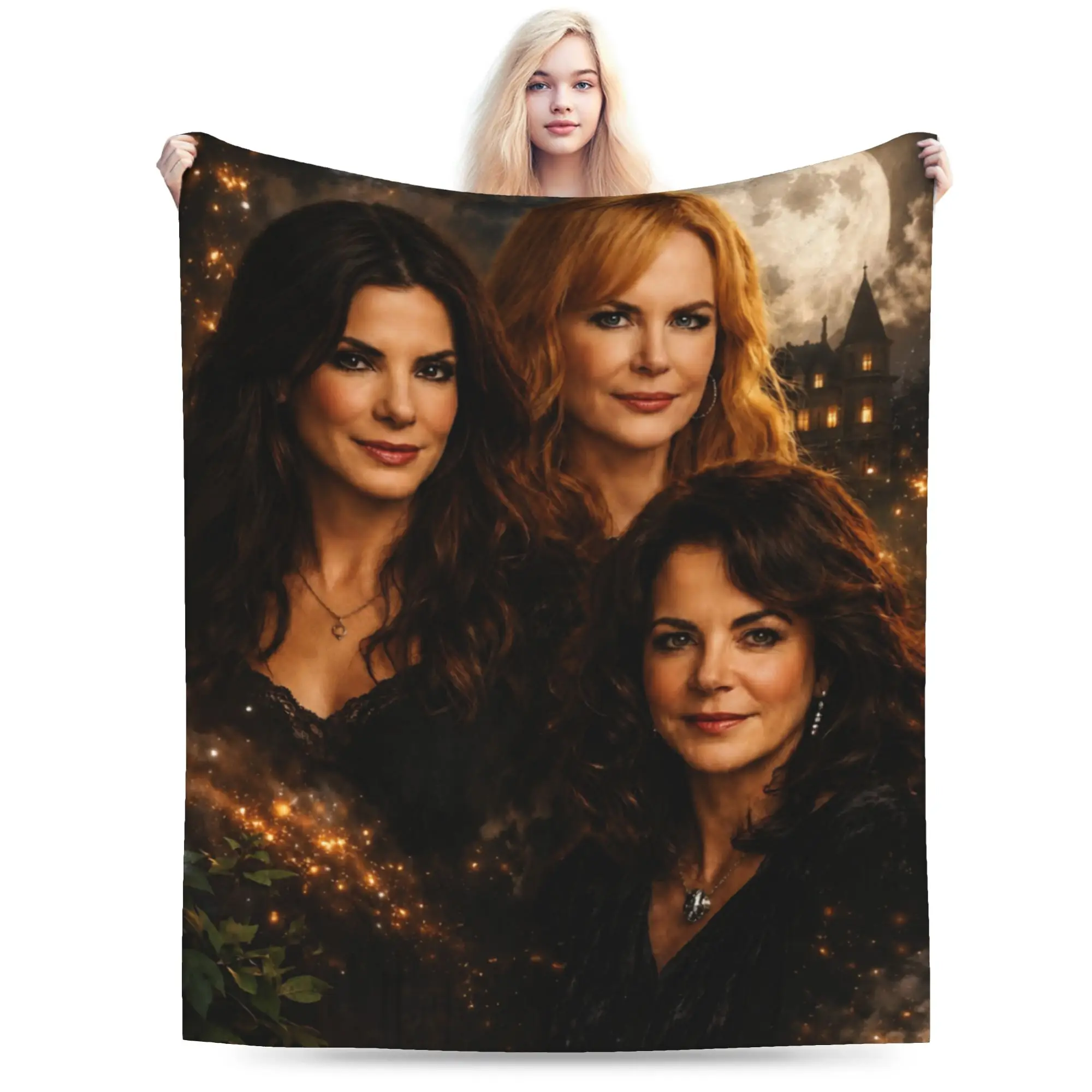 Practical Magic 2 Movie 2026 Throw Blanket for Couch Soft Fuzzy Plush Blanket 50x60 Inches Multiple Sizes Bedspreads All Seasons