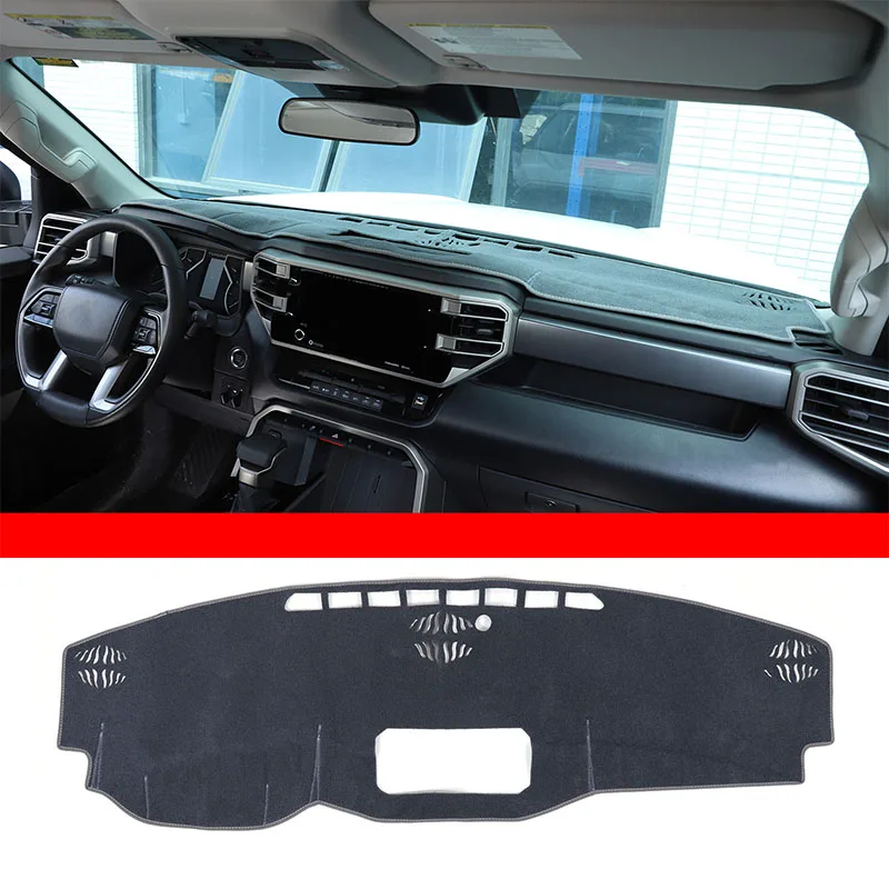 

For Toyota Tundra 2014+ Dashboard Dash Board Cover Mat Pad Carpet Non-Slip Protector Sunshield Polyester Auto Accessories